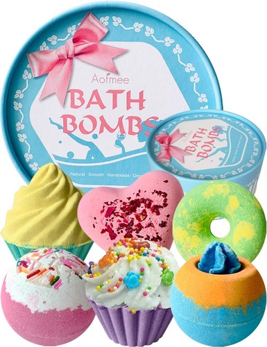 Badebomben geschenkset 6pcs - badebomben,